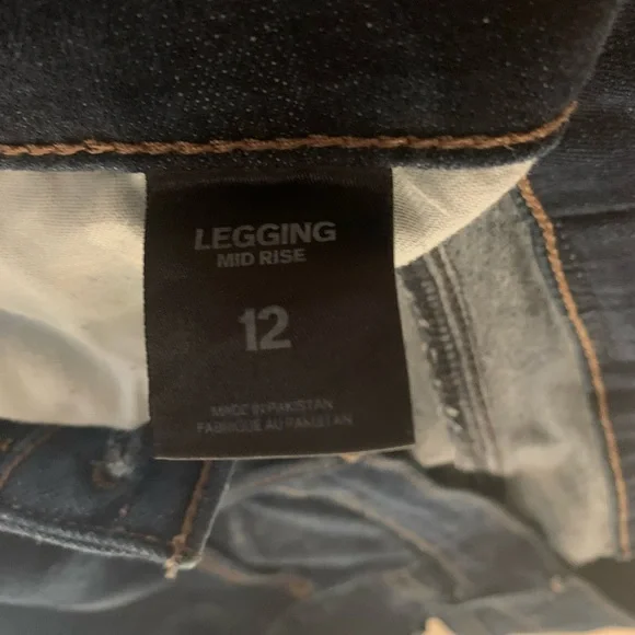 Express Jean Leggings size 12R - Picture 3 of 5